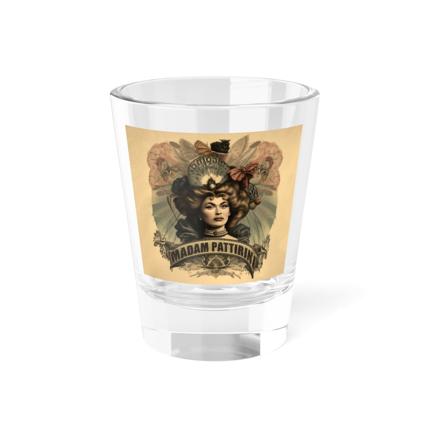 Madam Pattirini Shot Glass, 1.5oz